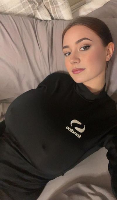 Photo №4 Cute blue-eyed teen Brooke Mills flaunts big boobs in snug top